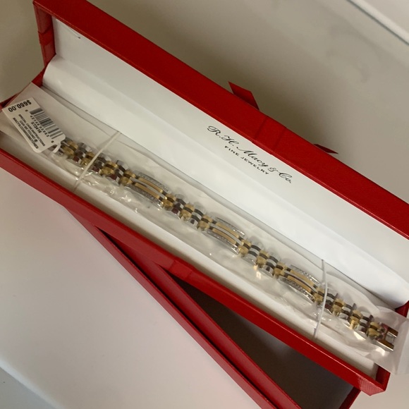 NWT R.H. Macy & Co. Fine jewelry men’s bracelet